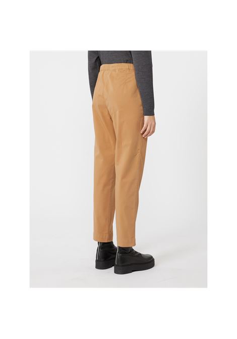 pantalone in raso di cotone monoel. in trama tinto in capo Max Mara leisure | PARCO002